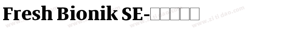 Fresh Bionik SE字体转换